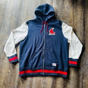 Nike St. Louis Cardinals Hoodie Cooperstown Club Sweatshirt 2XL Heavy MLB